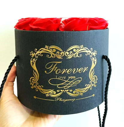 Forever I Love You — букет у капелюшній коробці